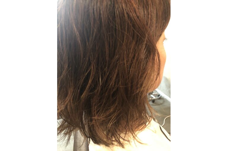 くせ毛風パーマヘア