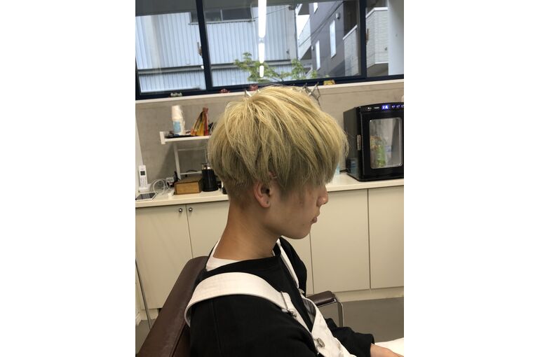 メンズブリーチ✖カット