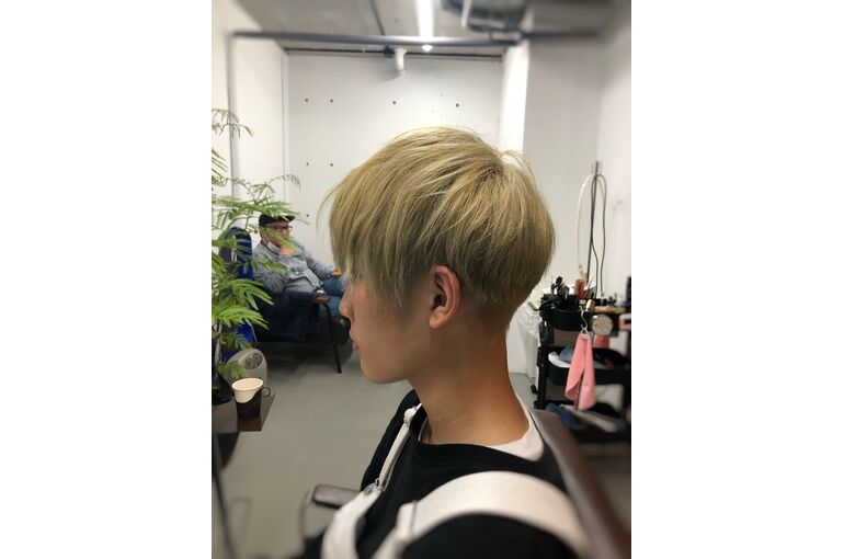 メンズブリーチ✖カット