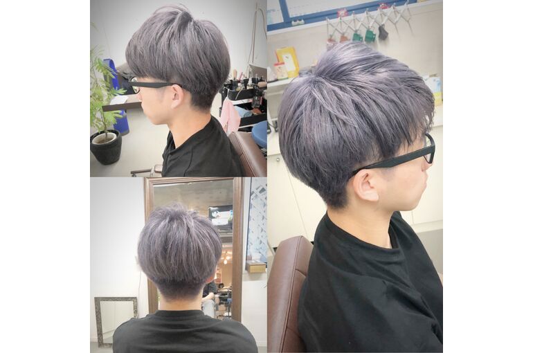 変身後の髪型